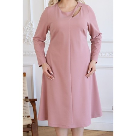 Female dress, size 60, pink color-12
