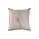 Decorative pillow "Vivian", size 45x45 cm, light-beige color