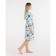 Women's bathrobe Ethel "Mint Mood" sleeve 3/4, size 50-52, waffle 200g/m2, 100% cotton