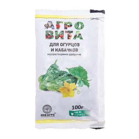 Mineral fertilizer "Agrovita", for cucumbers and zucchini, 100 g