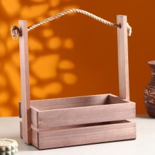 Kashpo wooden 28 × 15 × 30 cm 
