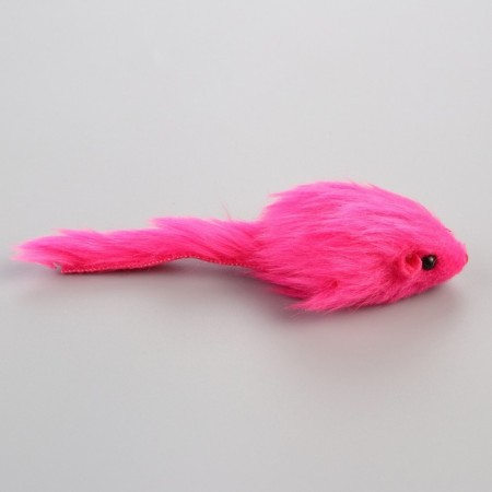 Mouse fur plane 6.5 cm, pink-1