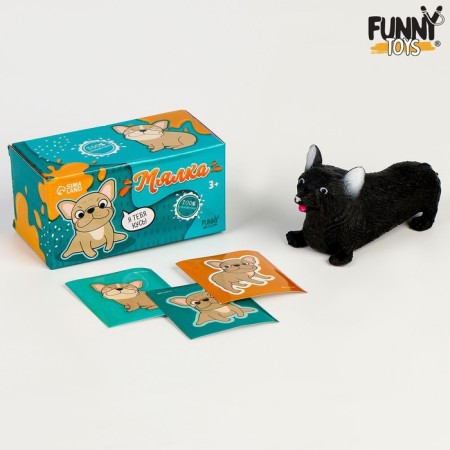 Mick anti -stress pulling "dogs" with stickers mix, with sand-6