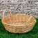 Basket “Ushas”, No. 4, Dno = 29 cm, Dopt = 38 cm, h = 10 cm, manual weaving, vine