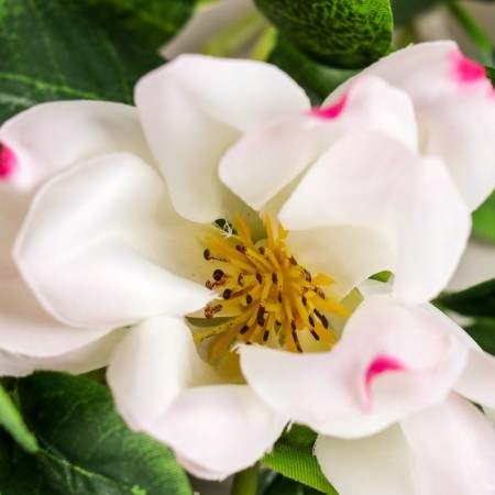 Artificial flowers "magnolia" 5x56 cm, white-1
