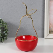 Souvenir ceramics, metal stand 