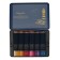 Pencils are artistic 48 colors, Finenolo, 3.8 mm, hexagonal, in a metal pencil case
