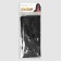 Carnival gloves, black, transparent, long color