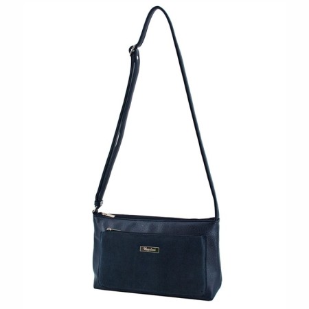 Women's bag (B2800-03140) Artificial leather + suede, blue, 1x210x30 cm