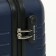 Small suitcase 18 "on lightning, code castle, 4 wheels, blue color