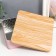 Casket Metal Square "ROMBA" Pink, wood cover 6x17x17 cm