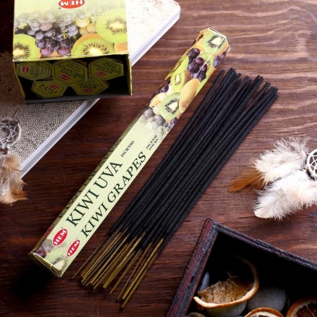 Incense "hem" 20 sticks coal kiwi and grapes