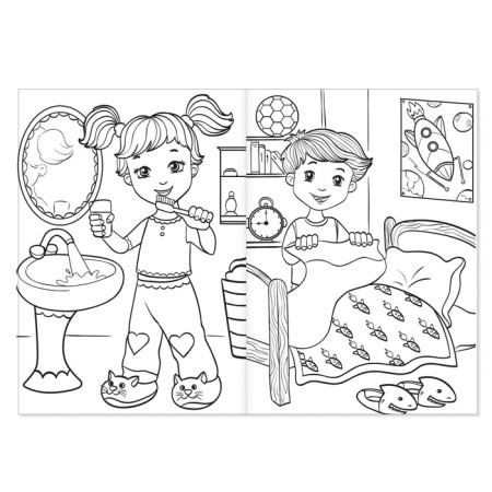 Coloring "My Day", 20 p.-1