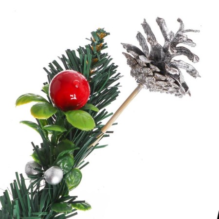 New Year's decor "Silver bump on a twig"-2