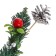 New Year's decor "Silver bump on a twig"