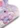 Notebook Gift Book on the comb 80l, line, color block, PVC Bunny PVC cover (10x10.5cm) 10539