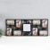 Photo frame in 8 photos 10x15 cm "roses" black 65.5x31 cm