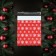 Courier bag with an adhesive valve, "snowflakes", 25 x 35 cm, set 50 pcs