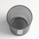Bank for candles glass "Pure Nature" 220 ml gray, matte, translucent 7x7x8.4 cm