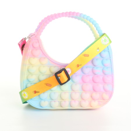 Bag's bag with lightning, pink/blue color-1
