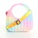 Bag's bag with lightning, pink/blue color