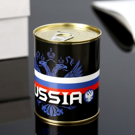 Pigger Bank Metal "Russia" 7.3x9.5 cm-1