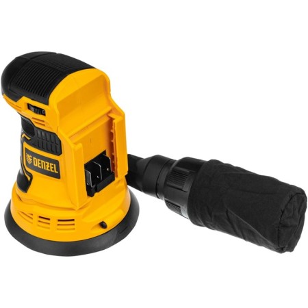 Grinding eccentric battery machine Denzel COS-125-0, without battery/ZU, 18 V-3