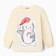 Pajamas for the girl is combed, the color is light yellow/pink, height 122-128