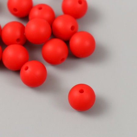 Busina silicone "Round" red d = 0.9 cm
