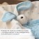 A blanket with a toy Kroshka I "Bunny" 75*90cm, col. blue
