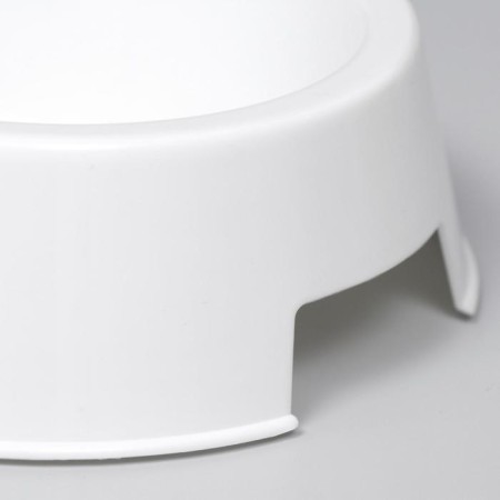 Double plastic bowl 29.5 x 16.5 x 5 cm, white-2