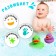 A set of swimming toys “Catch a duck”, 1 net on a suction cup, 3 ducks, color mix