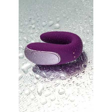 A multifunctional stimulator for steam Satiffyer Partner Double Fun, 9 cm, silicone, purple color-10