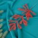 Decor shine "Heart leaves" 30 cm, mix