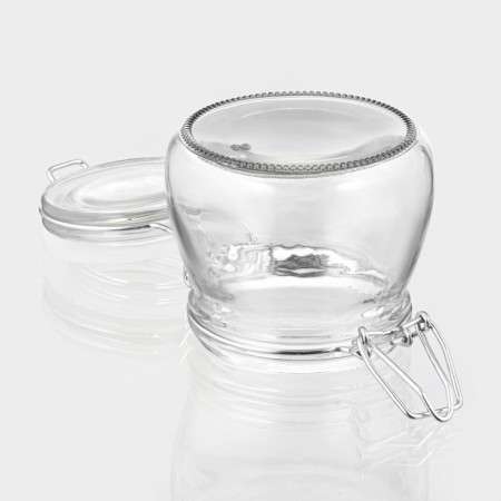 Glass jar for spices with the Bugel Castle "Optima", 100 ml, 9 × 7.2 × 7.5 cm-4