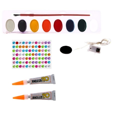 Set for creativity: Create a spinker made of wood and coloring from the plastic "Dinosaurs"-2