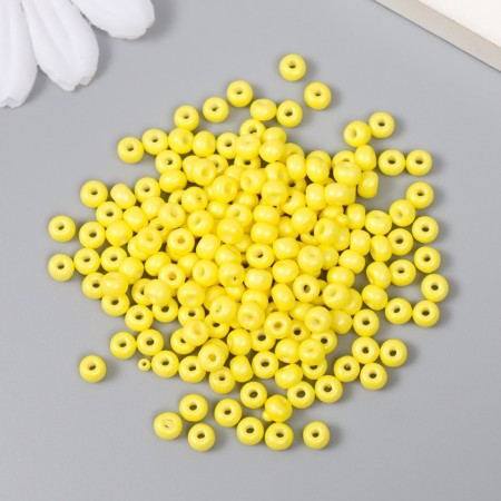 Glass beads 6/0 "lemon" 15 g-1