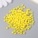 Glass beads 6/0 "lemon" 15 g