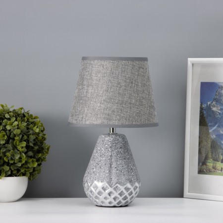 Table lamp "Victoria" 1he14 40W gray 20x20x32cm-2