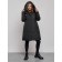 Coat insulated winter female, size 42, black color