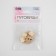 A set of buttons on the leg, 18 × 18 mm, 5 pcs, pearly/gold color