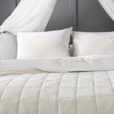 Software "Soft": a bedspread 160 x 220 cm, pillowcases 40 x 40 cm - 2 pcs, white-2