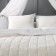 Software "Soft": a bedspread 160 x 220 cm, pillowcases 40 x 40 cm - 2 pcs, white