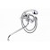 Fauzt FZS-511-63 bath mixer, two-wound, long spout, shower, chrome