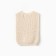 Knitted crumb vest I, height 74-80 cm, milk