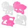 Silicone Silicone Bitter, 2 pcs, mix
