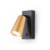 Wall lamp with a switch and a change of lamp Ambrella Light, Move, TA13142, GU10, Black Color, gold