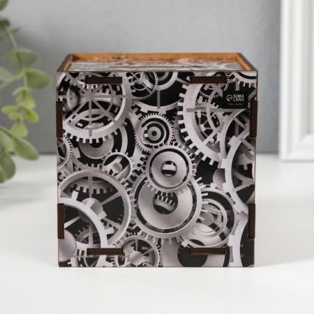 Piggy bank Cube "You can do everything" 10x10x10 cm-3