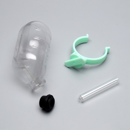 Drill for rodents, 60 ml, transparent with green mount-1