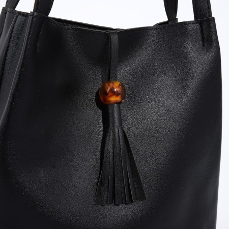 Bag Women's Tout on the valve, black color-3